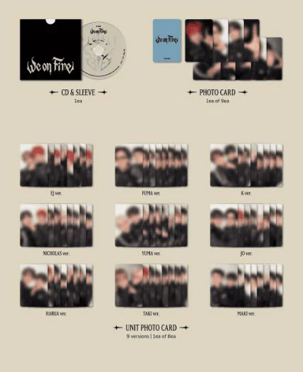 &TEAM - WE ON FIRE + EARLY-BIRD Weverse Gift - Image 16