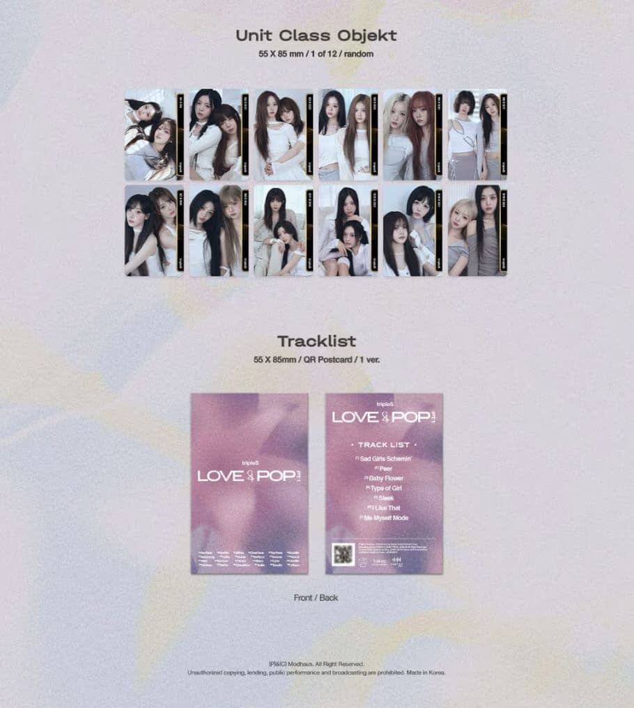TRIPLES - LOVE&POP PT.1 (OBJEKT MUSIC ALBUM) - Image 3
