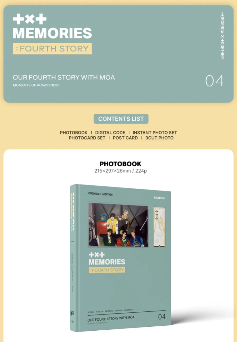 TXT - MEMORIES : FOURTH STORY - Image 2