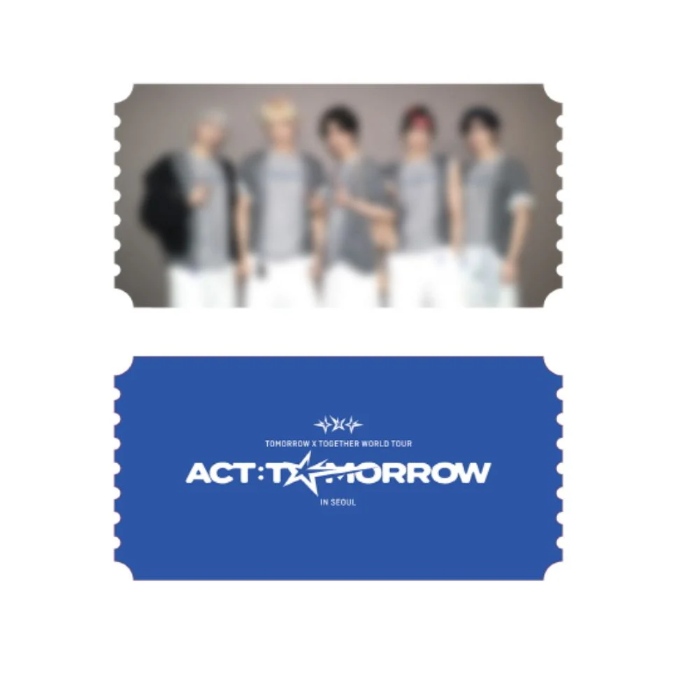 TXT - WORLD TOUR <ACT : TOMORROW> IN SEOUL (DIGITAL CODE) + Original Ticket - Image 2