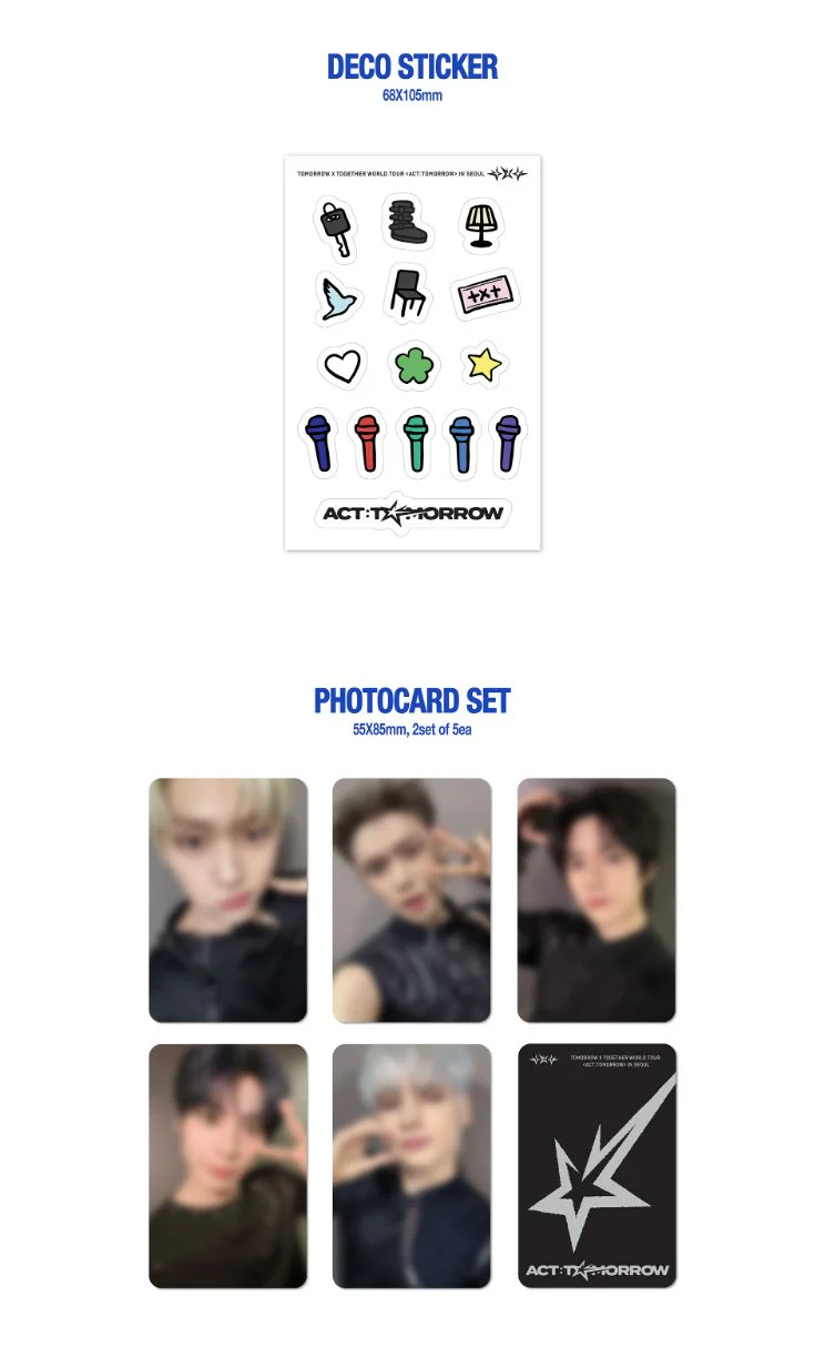 TXT - WORLD TOUR <ACT : TOMORROW> IN SEOUL (DIGITAL CODE) + Original Ticket - Image 8