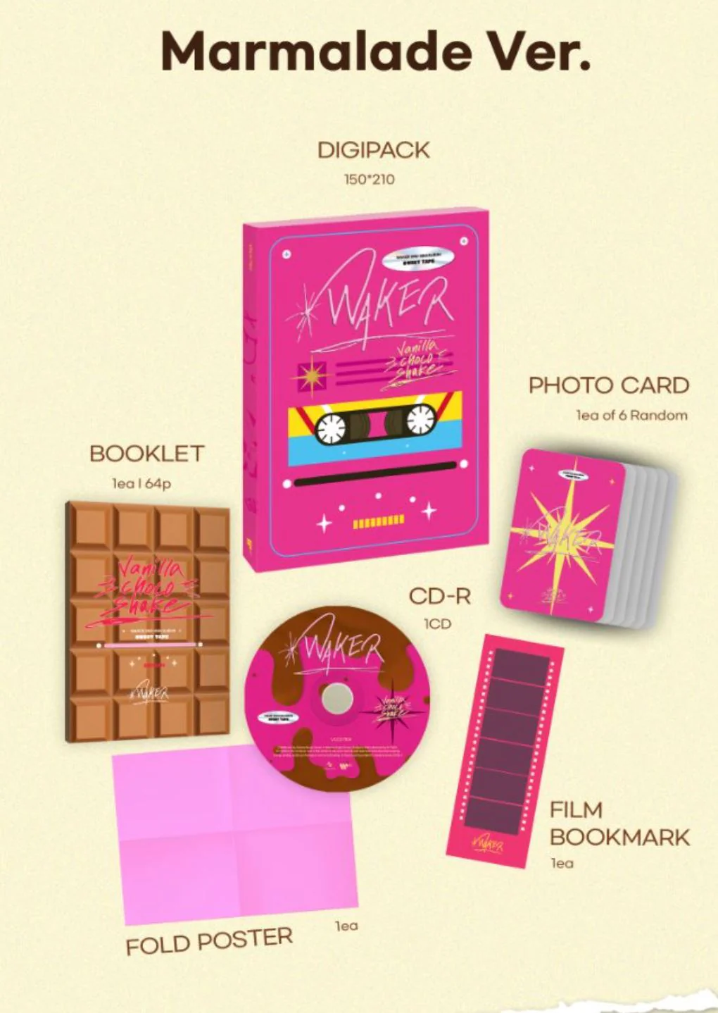 WAKER - SWEET TAPE (2ND MINI ALBUM) - Image 4