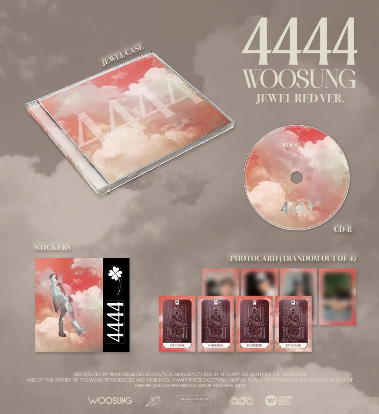WOOSUNG (THE ROSE) - 4444 (JEWEL VER.) - Image 3