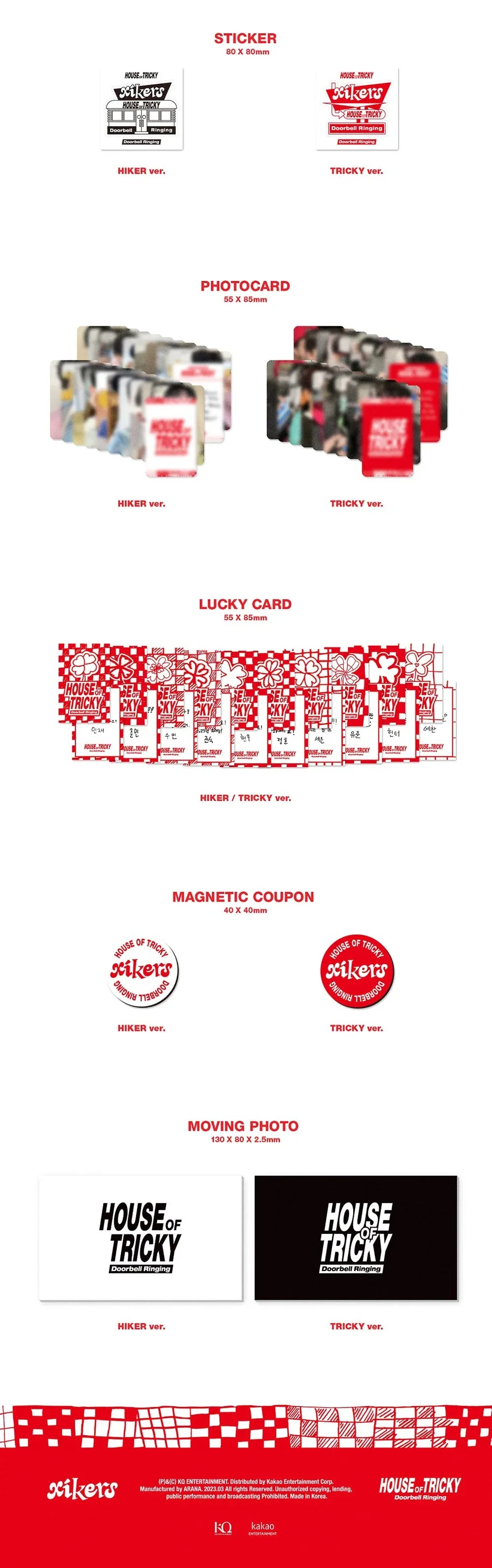 XIKERS - HOUSE OF TRICKY DOORBELL RINGING (1ST MINI ALBUM) - Image 7