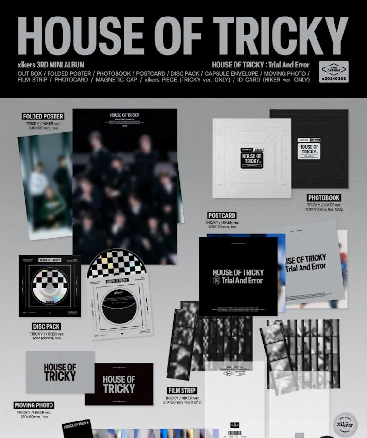 XIKERS - HOUSE OF TRICKY : TRIAL AND ERROR (3RD MINI ALBUM) + hello82 Photocard - Image 2