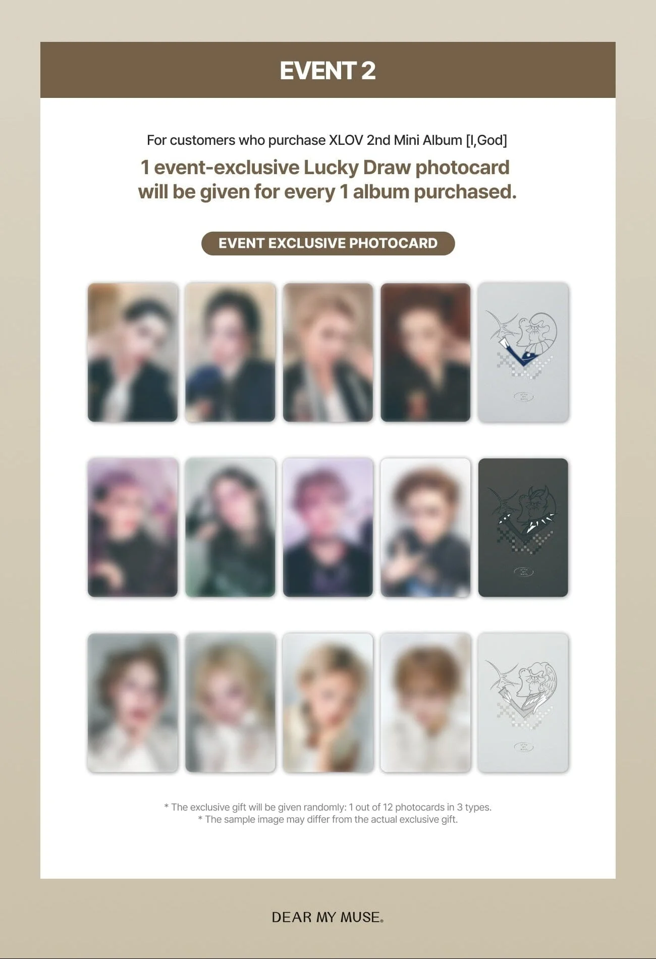 XLOV - I,GOD + Dear My Muse Lucky Draw - Image 3