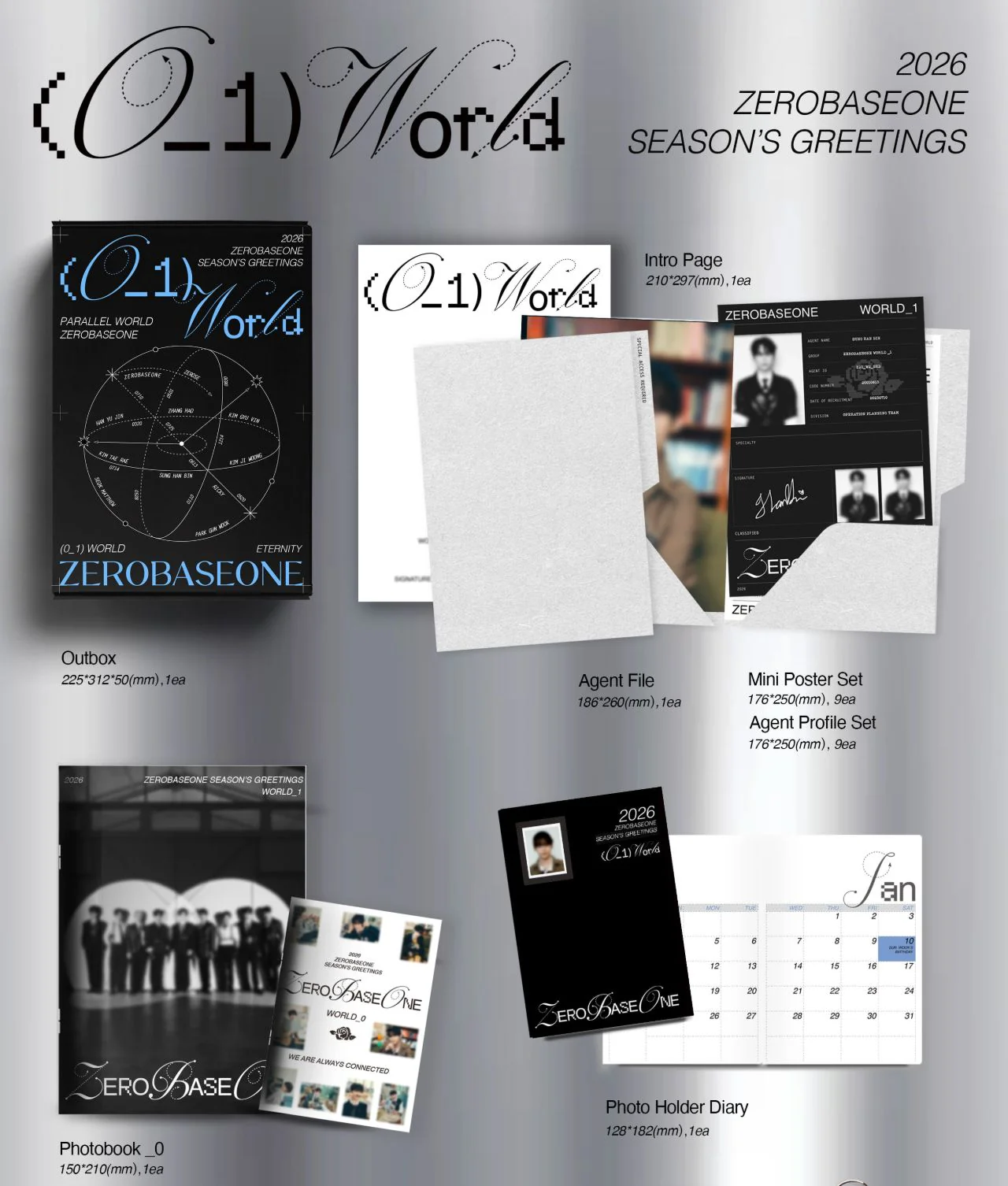 ZB1 - 2026 SEASON'S GREETINGS ((0_1) WORLD) - Image 2